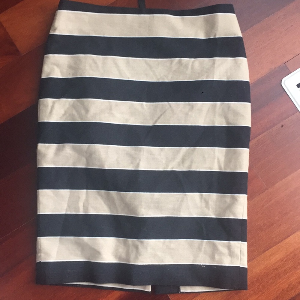 Creek,black and a white thin Stripe skirt